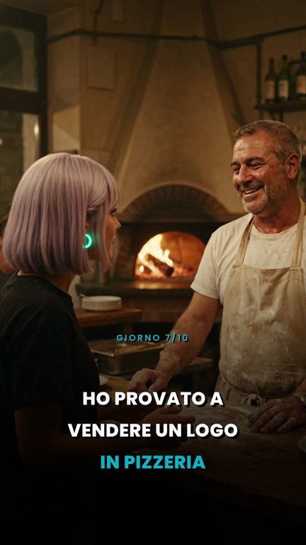 Copertina del reel del pizzaiolo romano